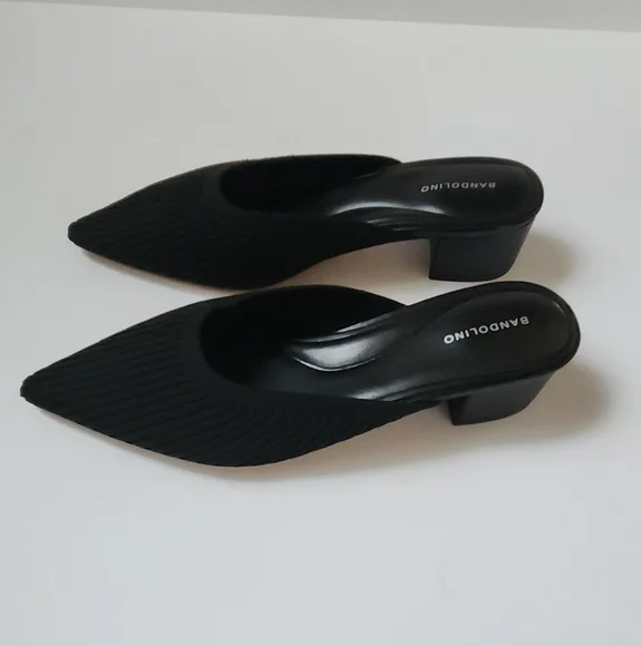 🔥SOLD🔥 Bandolino Ribbed Knit Mules - Picture 4 of 10